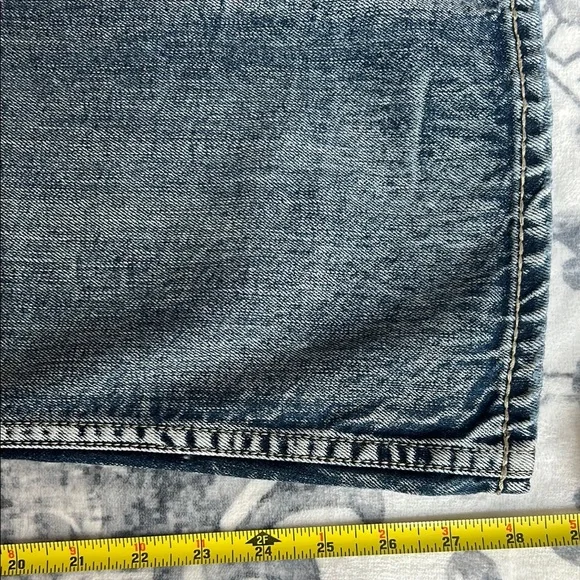 Buffalo David Bitton Relaxed Acid Washed Blue Jeans - Picture 10 of 15